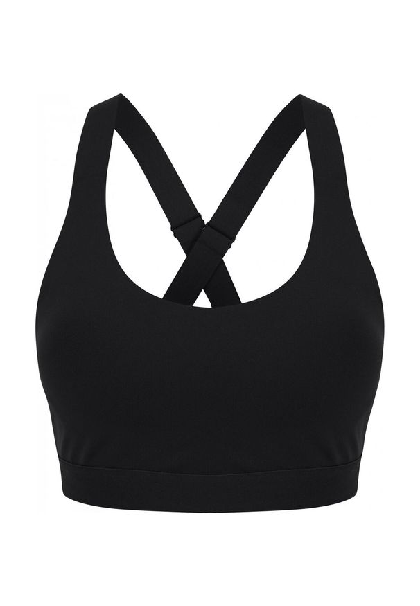 TOMBO - Biustonosz Sportowy Dla Pań I Panów O Średniej Sile Uderzenia. Kolor: czarny