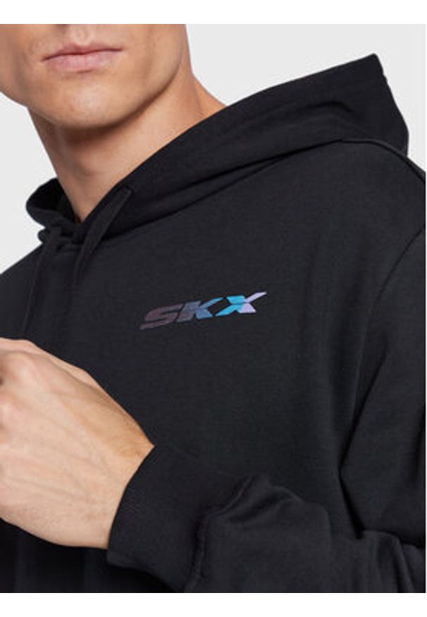 skechers - Skechers Bluza SKX Vantage MHD66 Czarny Regular Fit. Kolor: czarny. Materiał: syntetyk