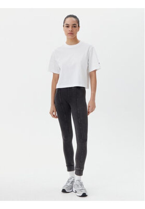 Champion Legginsy 118008 Szary Slim Fit. Kolor: szary. Materiał: bawełna