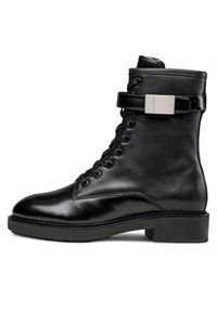 Calvin Klein Botki Combat Boot W/Hw HW0HW01360 Czarny. Kolor: czarny. Materiał: skóra #5