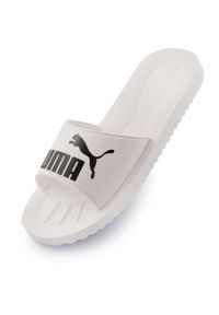 Kapcie Puma Purecat Białe/Czarne 46 - Komfort i Styl. Zapięcie: bez zapięcia. Kolor: czarny, wielokolorowy, biały. Materiał: syntetyk, materiał. Szerokość cholewki: normalna. Sport: turystyka piesza #1