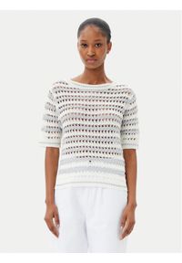 Artigli - ARTIGLI Sweter ACMA001895 260 Biały Regular Fit. Kolor: biały. Materiał: syntetyk