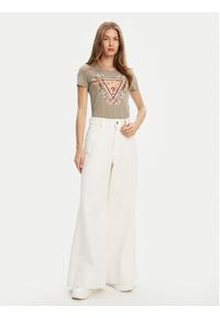 Guess T-Shirt W5YI08 J1314 Zielony Regular Fit. Kolor: zielony. Materiał: bawełna #2