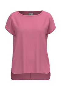 ICHI T-Shirt 20109945 Różowy Regular Fit. Kolor: różowy