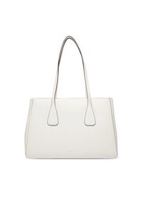 Calvin Klein Torebka Ck Medium Work Tote LV04F3442G Biały. Kolor: biały. Materiał: skórzane #4