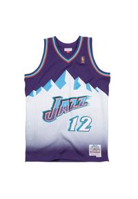 Mitchell & Ness - Koszulka Nba Utah Jazz John Stockton. Kolor: fioletowy, biały, wielokolorowy. Sport: koszykówka #1