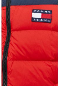 Tommy Jeans kurtka puchowa męska kolor czerwony zimowa. Kolor: czerwony. Materiał: puch. Sezon: zima #7