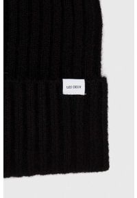 Les Deux czapka z domieszką wełny kolor czarny. Kolor: czarny. Materiał: wełna #3