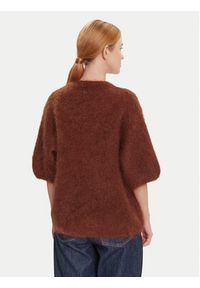 Dixie Sweter M277Y101A Brązowy Relaxed Fit. Kolor: brązowy. Materiał: syntetyk #5