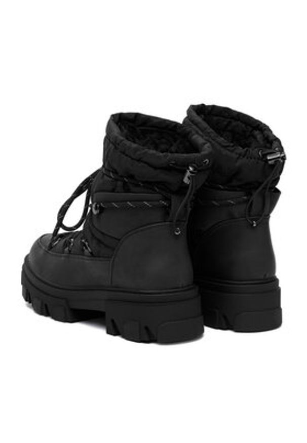 DeeZee Śniegowce 13107-23 Czarny. Kolor: czarny. Materiał: materiał