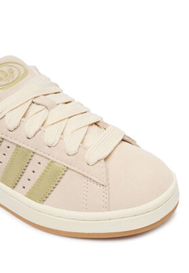 Adidas - adidas Sneakersy Campus 00S IH4365 Écru. Kolor: kremowy. Materiał: skóra, zamsz. Model: Adidas Campus