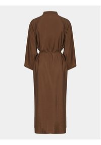 Fransa Sukienka koszulowa 20612435 Brązowy Relaxed Fit. Kolor: brązowy. Materiał: wiskoza. Typ sukienki: koszulowe #5