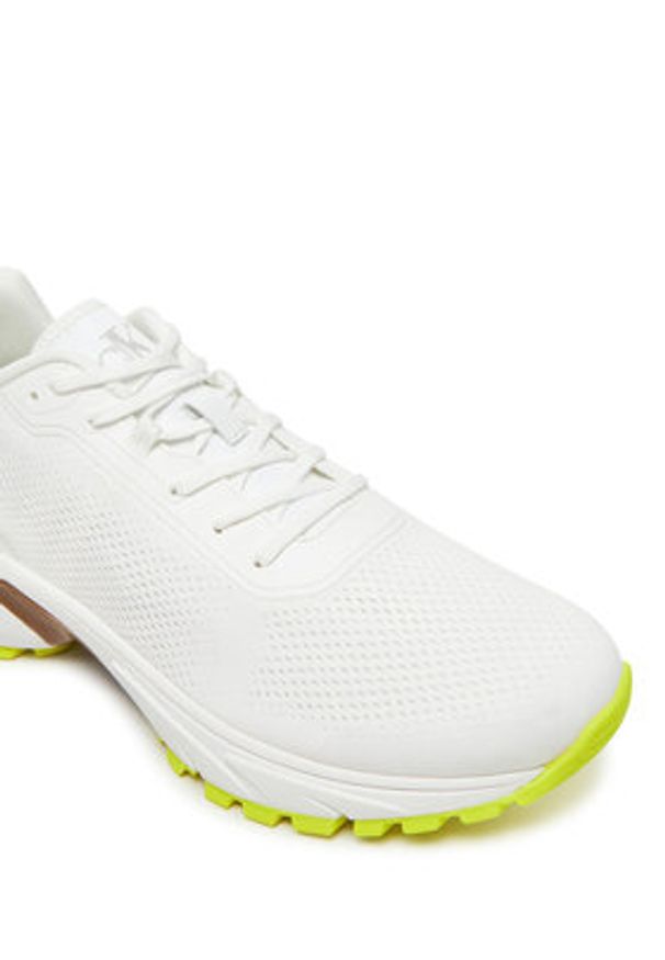 Calvin Klein Jeans Sneakersy Hike Runner Tech Knit YM0YM01284 Biały. Kolor: biały. Materiał: materiał