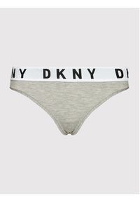 DKNY Stringi DK4529 Szary. Kolor: szary. Materiał: bawełna