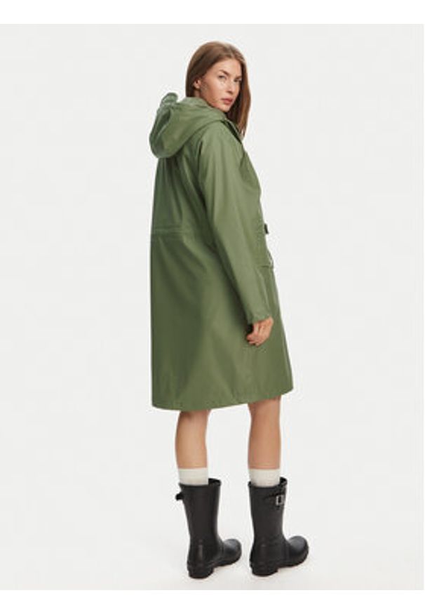 Hunter Parka Janna HARW0021242 Khaki Regular Fit. Kolor: brązowy. Materiał: syntetyk