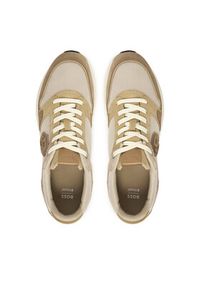 BOSS Sneakersy Vinston 50554612 Beżowy. Kolor: beżowy. Materiał: zamsz, skóra #4