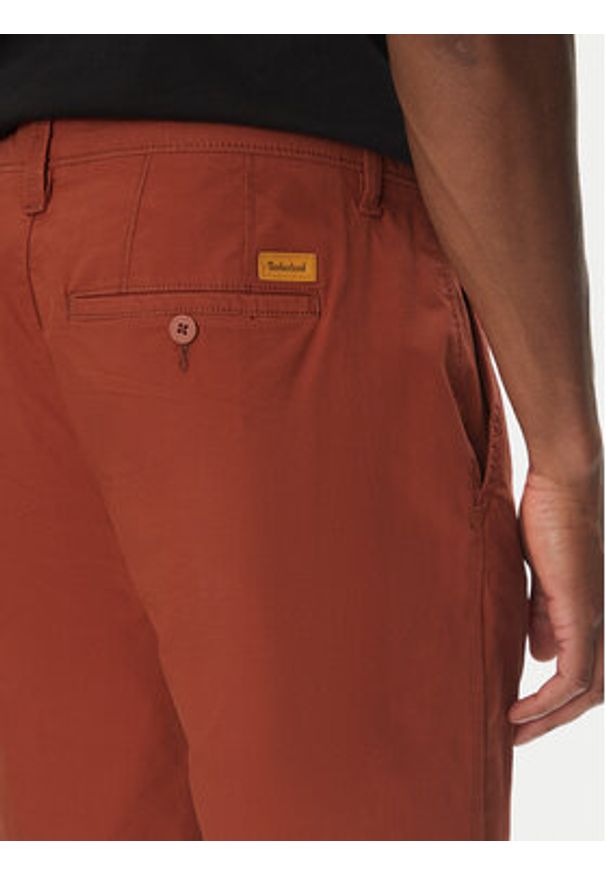 Timberland Szorty materiałowe TB0A5U2K Czerwony Regular Fit. Kolor: czerwony. Materiał: bawełna