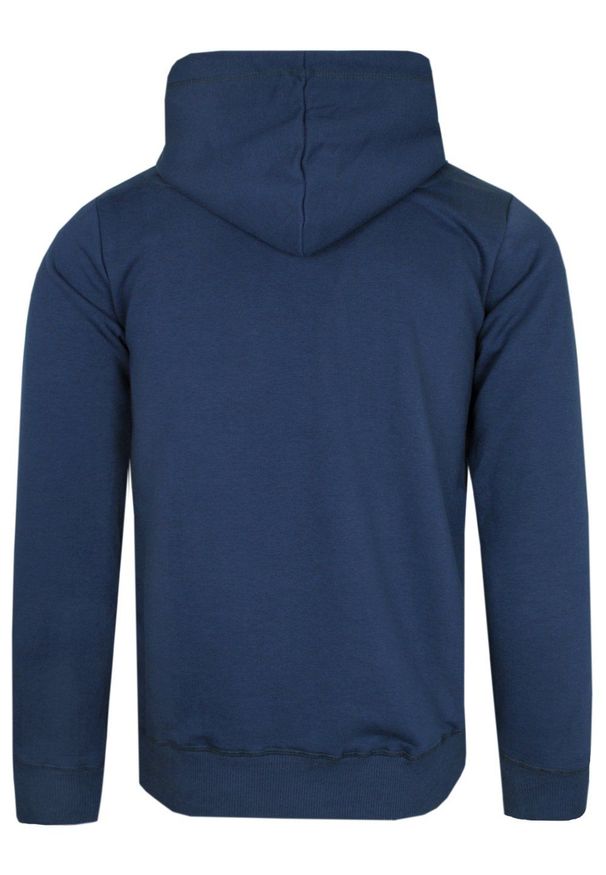 Pako Jeans - Bluza Kangurka Granatowa z Kapturem, Męska -PAKO JEANS. Typ kołnierza: kaptur. Kolor: niebieski. Materiał: bawełna, poliester, elastan. Styl: klasyczny