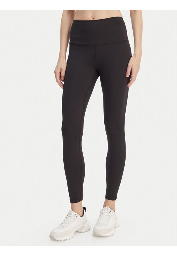 Calvin Klein Performance Legginsy Icon LVGWS6L676 Czarny Slim Fit. Kolor: czarny. Materiał: syntetyk