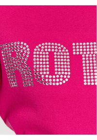 ROTATE Sweter Firm Rhinestone 1001151979 Różowy Regular Fit. Kolor: różowy. Materiał: bawełna #4