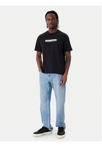 Calvin Klein T-Shirt LV04LF812G Czarny Slim Fit. Kolor: czarny. Materiał: bawełna #4