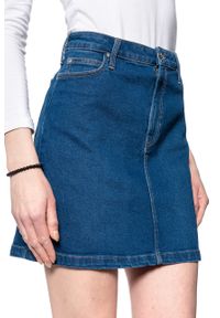 Lee - LEE A LINE ZIP SKIRT DAMSKA SPÓDNICA JEANSOWA L38FLTYM 112108157. Materiał: jeans