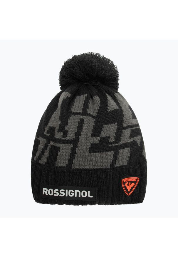 Czapka zimowa męska Rossignol Hero Pompon. Kolor: czarny. Sezon: zima. Styl: sportowy