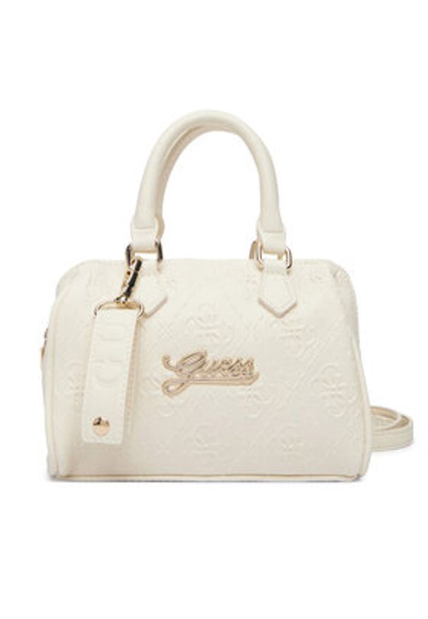 Guess Torebka J6RZ14 WGT10 Écru. Kolor: kremowy. Materiał: skórzane