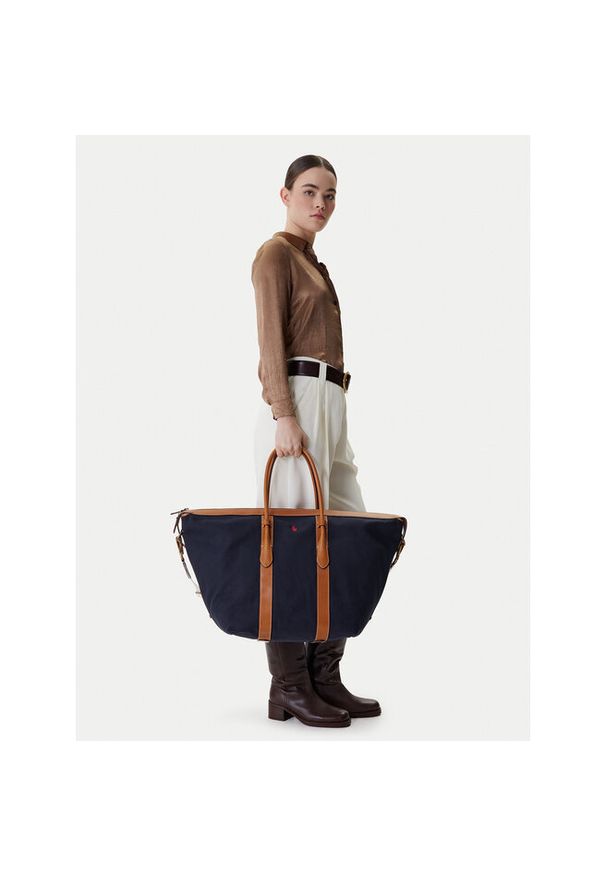 Torebka Polo Ralph Lauren. Kolor: niebieski