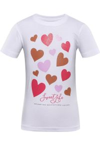 Naak - T-shirt Dziecięcy Nax Loreto 104-110 z Miękkiej Bawełny i Żywym Nadrukiem. Kolor: wielokolorowy. Materiał: bawełna. Wzór: nadruk