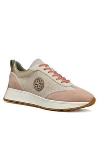 Geox Sneakersy D Amabel D55MDA 02211 C5VH6 Beżowy. Kolor: beżowy. Materiał: skóra #4