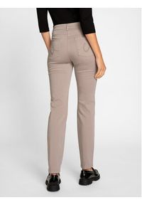 Olsen Spodnie materiałowe Mona 14000620 Beżowy Slim Fit. Kolor: beżowy. Materiał: bawełna, syntetyk