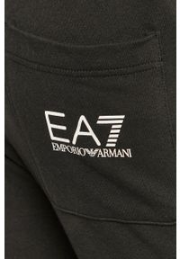 EA7 Emporio Armani - Spodnie 8NPPC3.PJ05Z. Kolor: czarny. Wzór: nadruk #4