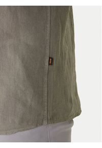 BOSS Koszula Relegant 50567579 Szary Regular Fit. Kolor: szary. Materiał: len #3
