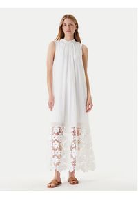 YAS Sukienka letnia Twigsy 26037703 Biały Relaxed Fit. Kolor: biały. Materiał: lyocell. Sezon: lato #8