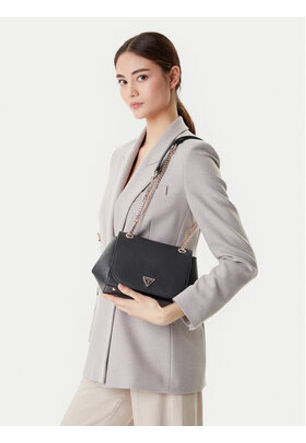 Guess Torebka HWNG96 69210 Czarny. Kolor: czarny. Materiał: skórzane