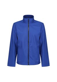 Regatta - Softshell Męski Ablaze. Kolor: wielokolorowy, niebieski, czarny. Materiał: softshell. Sport: turystyka piesza #1