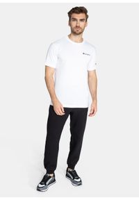 Koszulka męska Champion Organic Cotton Blend Small Script Logo T-Shirt (216480-WW001). Kolor: biały. Materiał: materiał #3