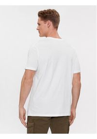 Alpha Industries T-Shirt Basic 100501 Biały Regular Fit. Kolor: biały. Materiał: bawełna #9