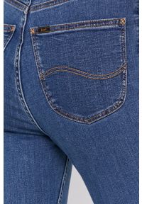 Lee jeansy Ivy Clean Play damskie high waist. Stan: podwyższony. Kolor: niebieski