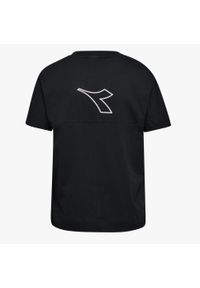 Diadora - Koszulka damska DIADORA L.SS T-SHIRT LOGO. Kolor: czarny