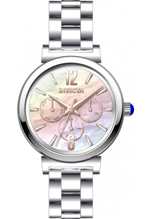 Zegarek Invicta Zegarek damski Invicta 31082 srebrny. Kolor: srebrny