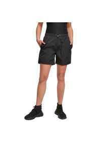 Szorty nylon froissé femme Urban Classics. Kolor: czarny. Materiał: nylon. Długość: krótkie #1