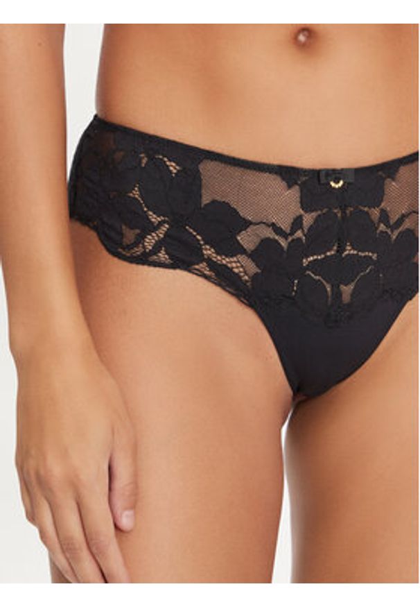 SELMARK - Selmark Stringi Federica 61106 Czarny. Kolor: czarny. Materiał: syntetyk, bawełna