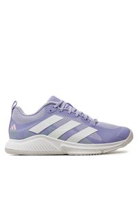 Adidas - adidas Buty halowe Court Team 2.0 JR0740 Fioletowy. Kolor: fioletowy. Materiał: materiał #1
