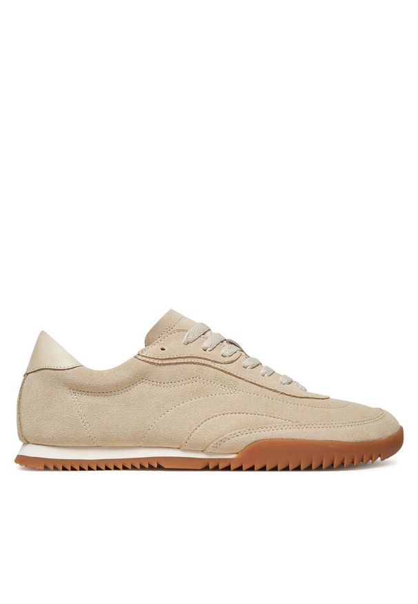 Sneakersy BOSS. Kolor: beżowy