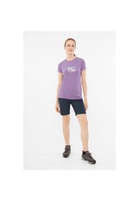 Viking - T-shirt damski VIKING Lenta Bamboo Light. Kolor: fioletowy