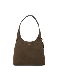 Coach Torebka Brooklyn CW637 Khaki. Kolor: brązowy. Materiał: skórzane, zamszowe