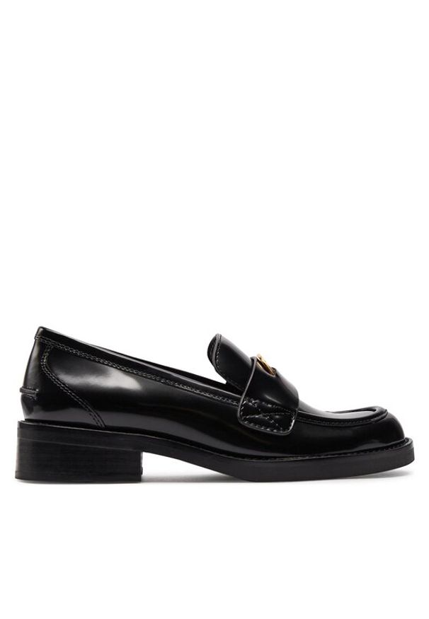 DKNY Loafersy Penny K1434520 Czarny. Kolor: czarny. Materiał: skóra, lakier