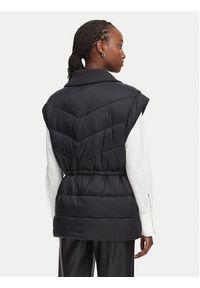 Karl Lagerfeld - KARL LAGERFELD Bezrękawnik B3W15033 Czarny Regular Fit. Typ kołnierza: dekolt w karo. Kolor: czarny. Materiał: syntetyk. Długość rękawa: bez rękawów #2